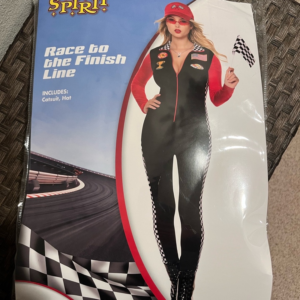 Spirit Black and Red Racing Costume